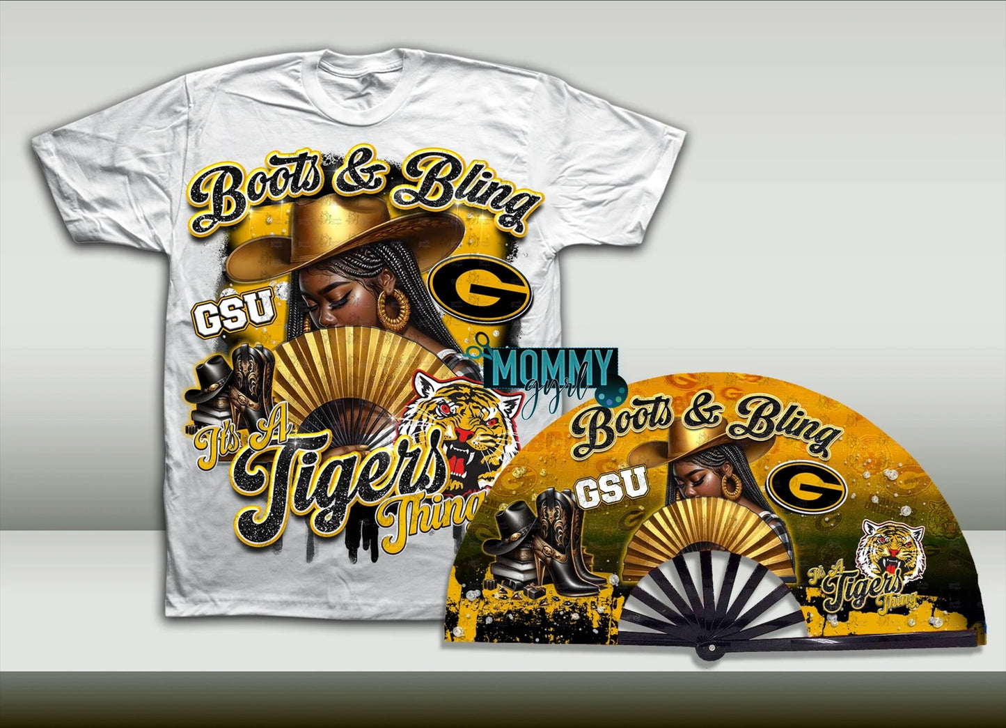 Boots and Bling College University Shirt