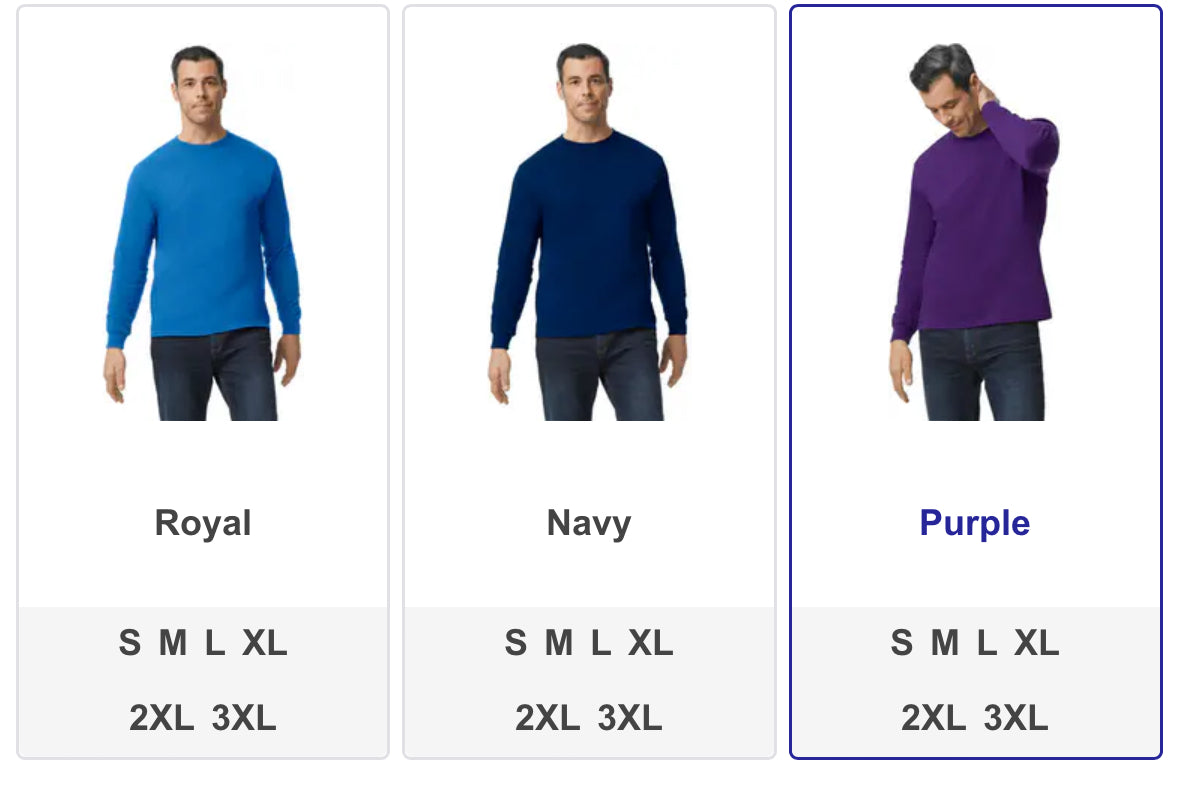 Long-Sleeved T-Shirt Add-On Option