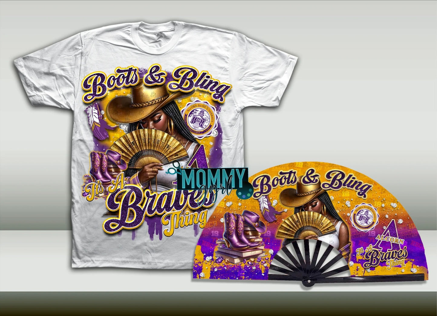 Boots and Bling College University Shirt