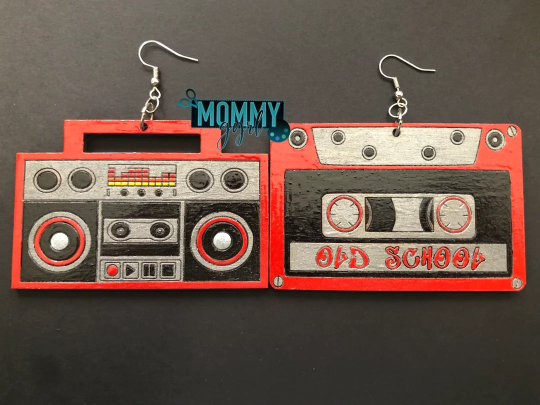 Old School Earrings Set