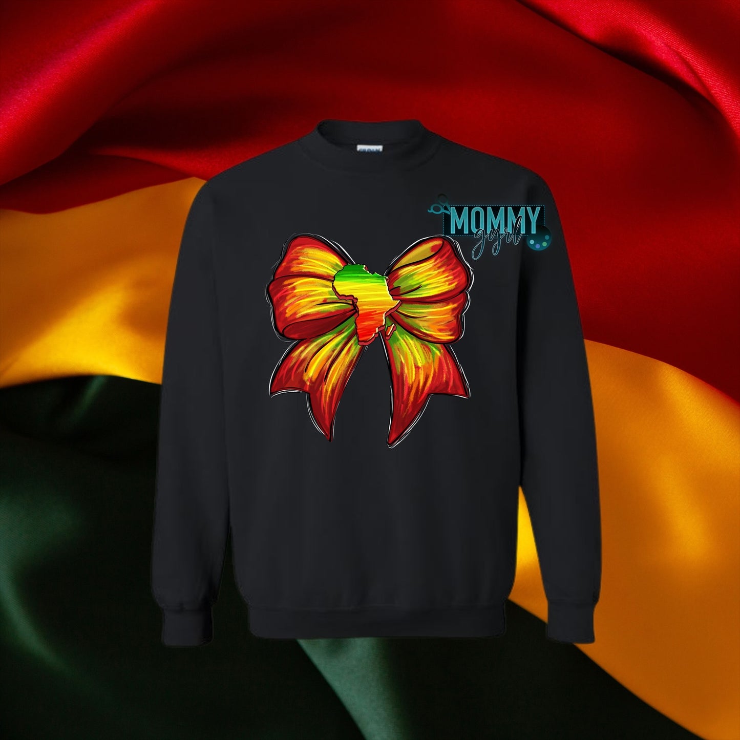 BHM Africa Coquette Bow Sweatshirt