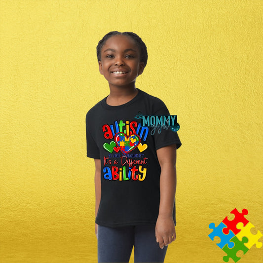 Autism Different Ability Youth Shirt