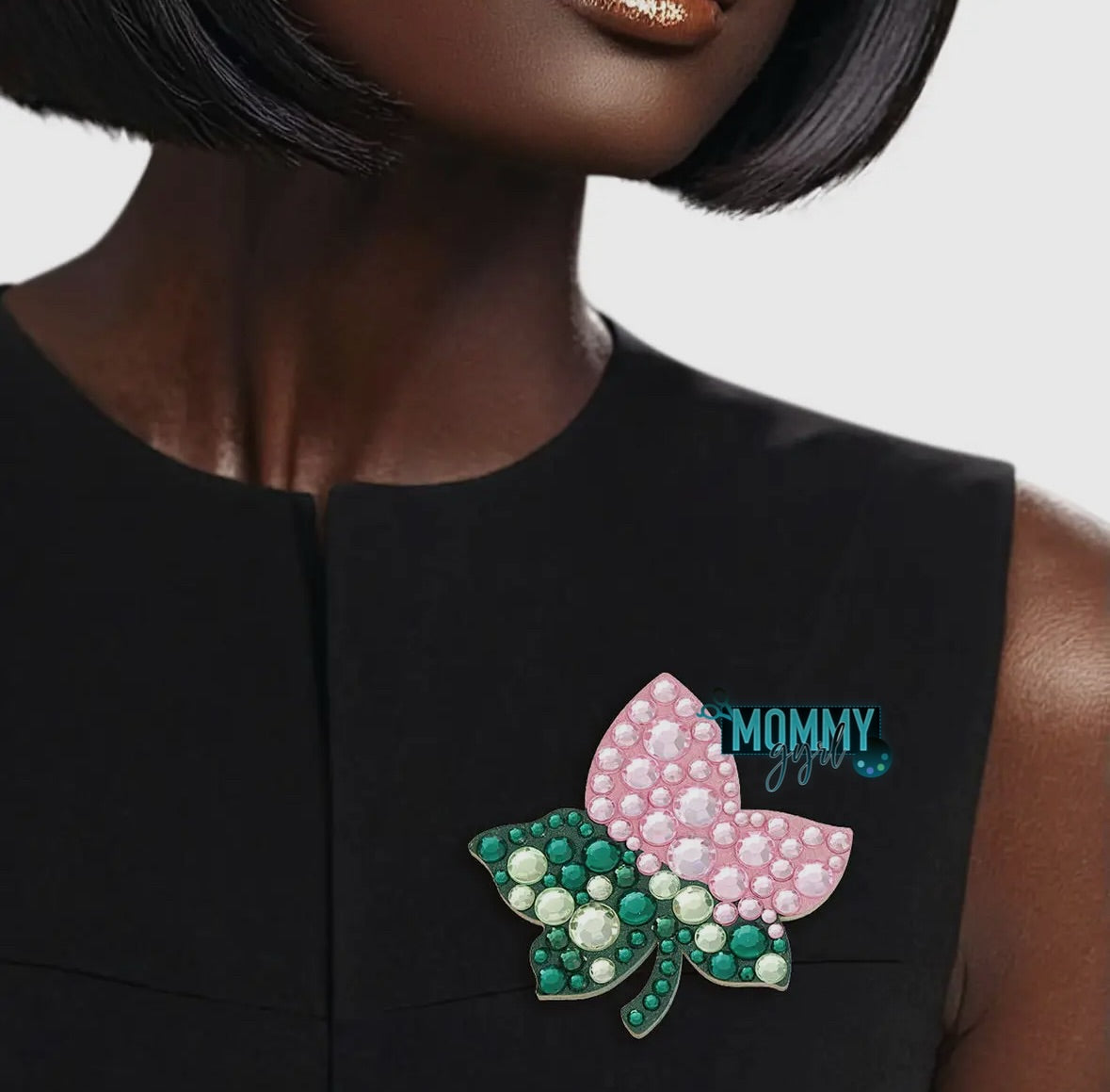 Embellished Ivy Brooch