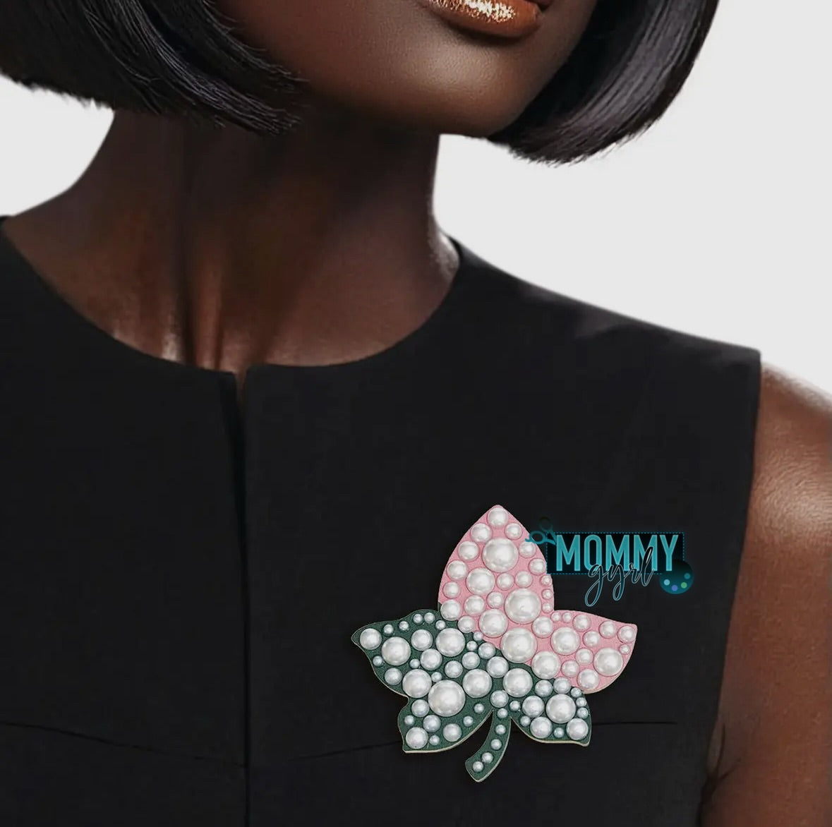 Embellished Ivy Brooch