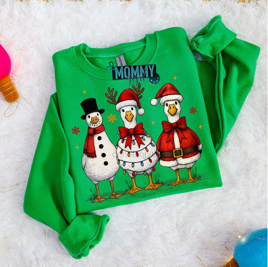 Christmas Geese Sweatshirt