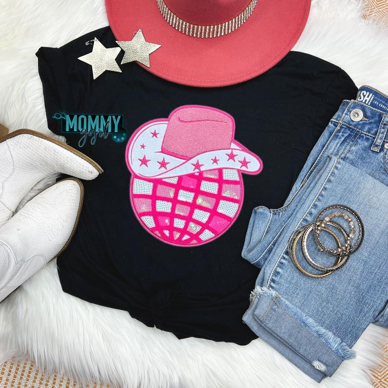 Cowgirl Disco Ball Shirt