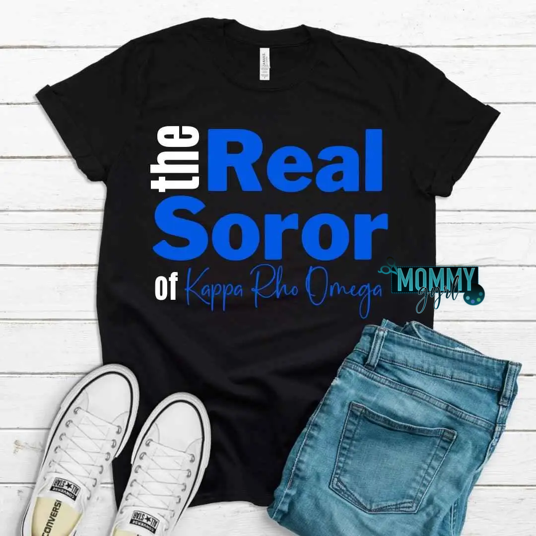 The Real Sister of Blue and White Shirt