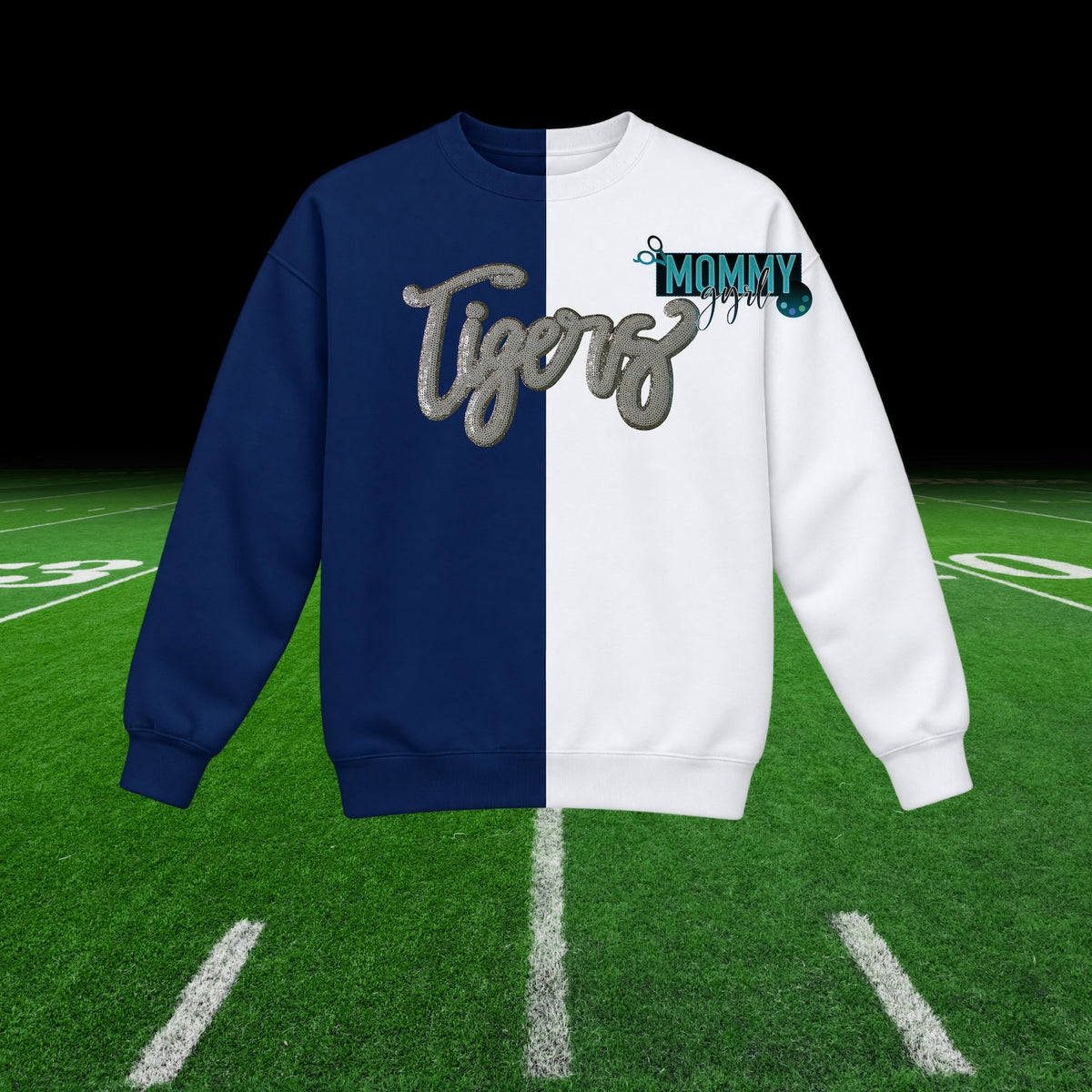 Tigers Sequined Split Shirt