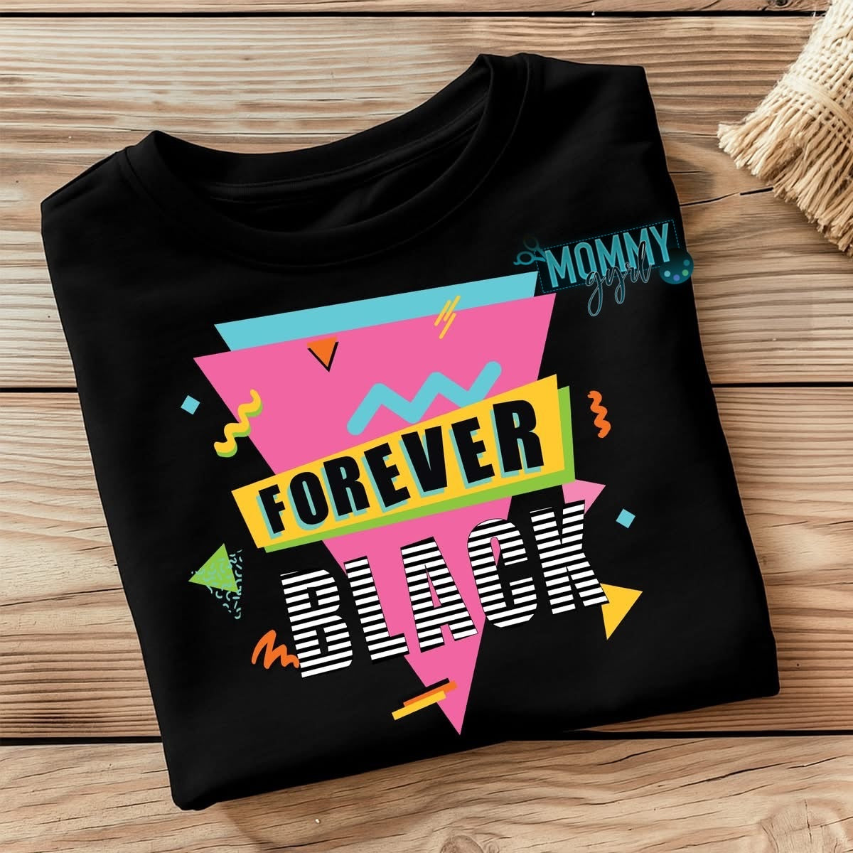 Forever Black Retro Sweatshirt