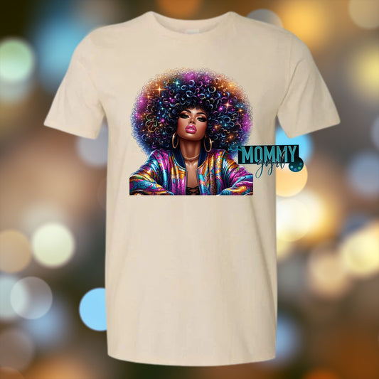 Cosmic Afro Lady Shirt