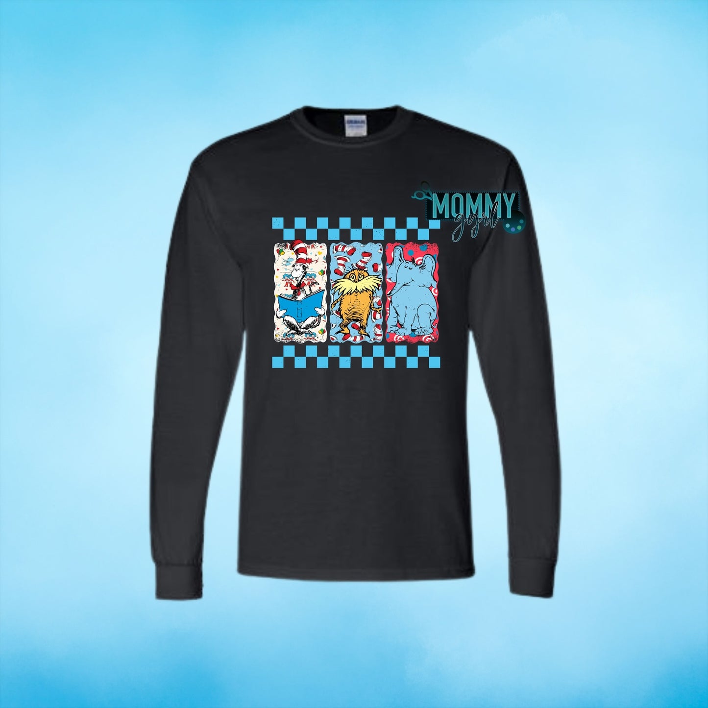 Read Across America Characters Adult Shirt