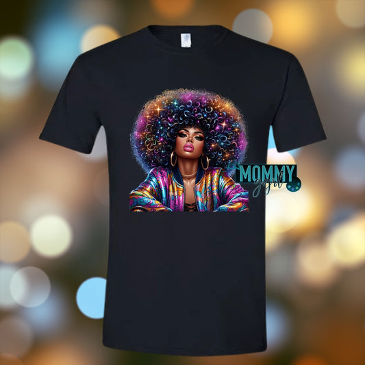 Cosmic Afro Lady Shirt