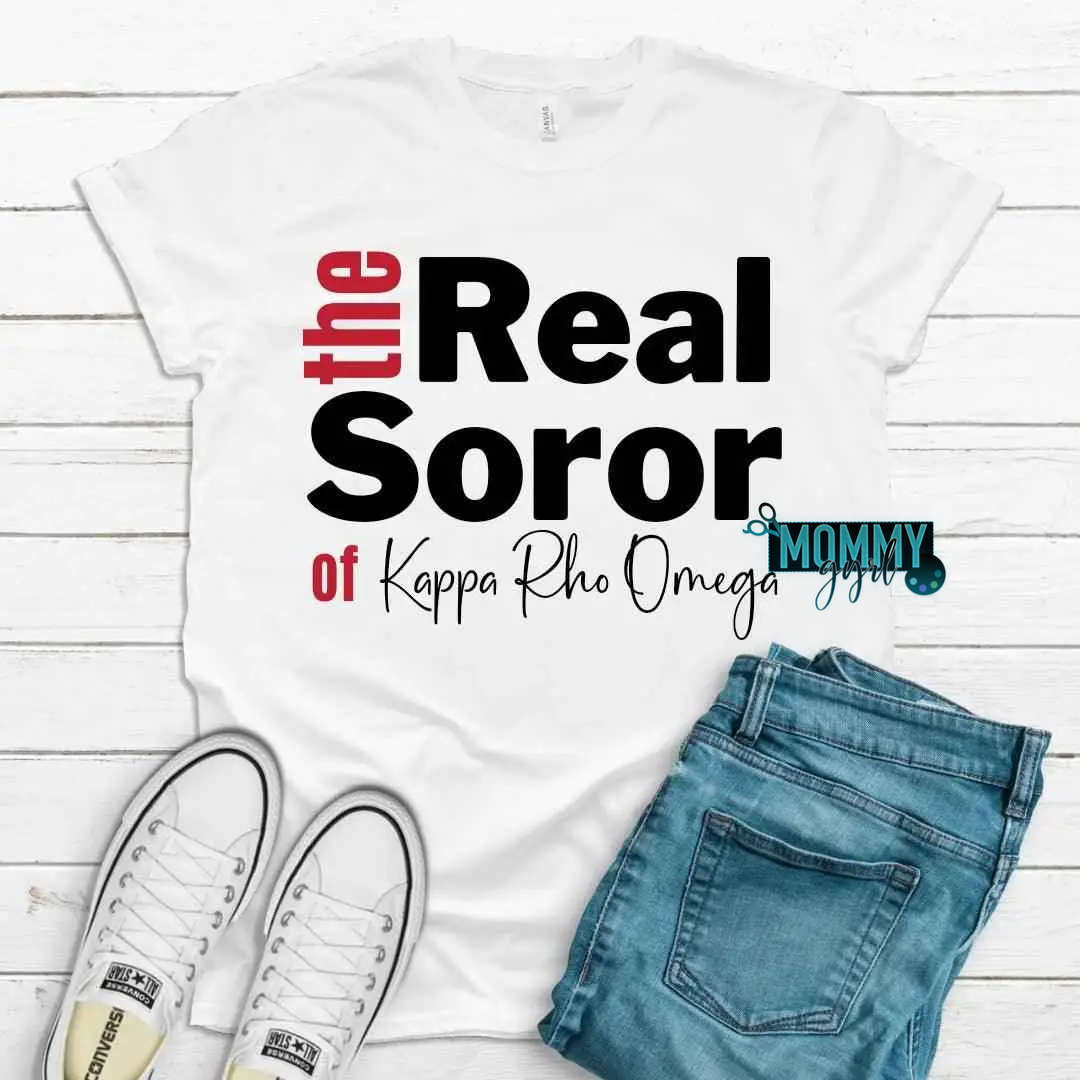 The Real Sister of Red and White Shirt