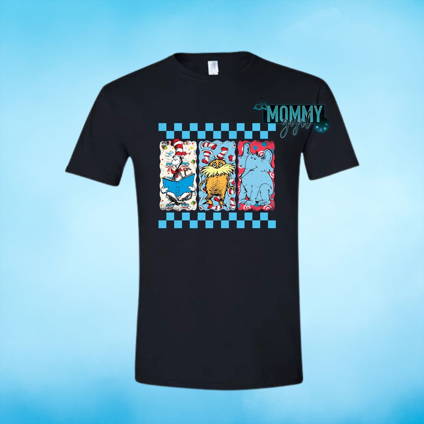Read Across America Characters Adult Shirt