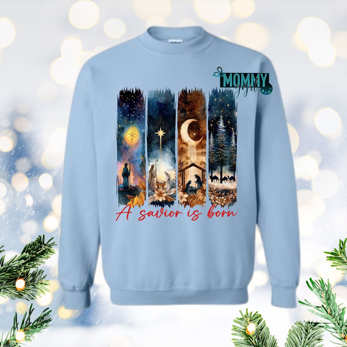 Watercolor Nativity Shirt