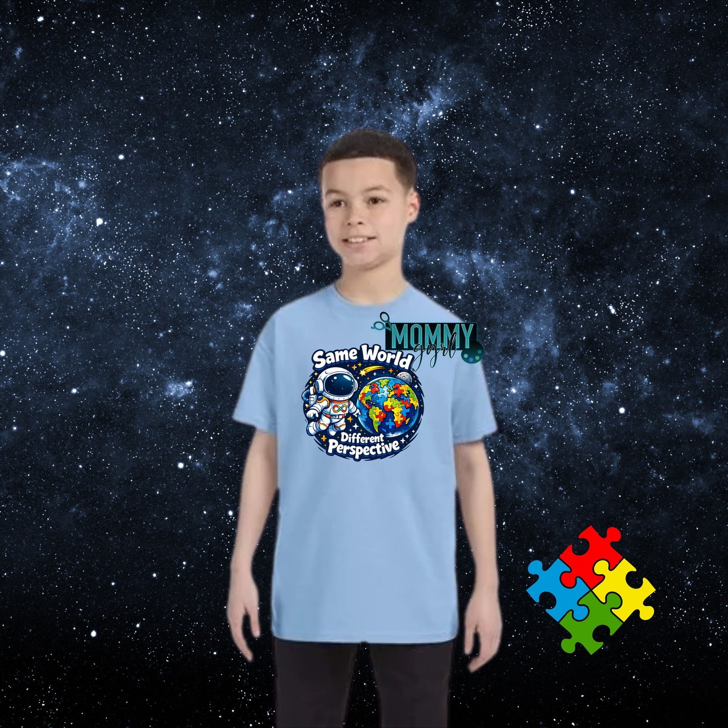 Autism Astronaut Youth Shirt
