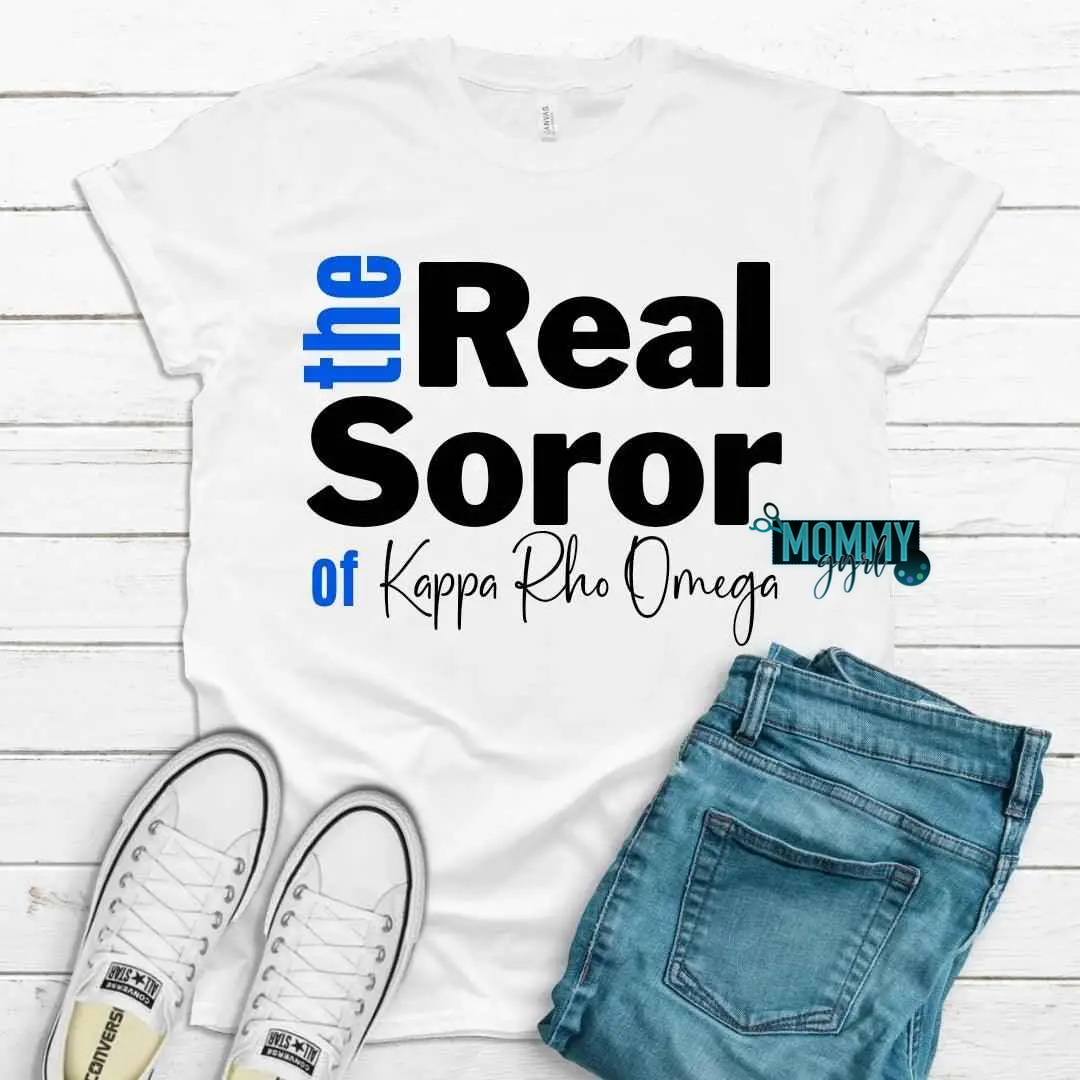 The Real Sister of Blue and White Shirt