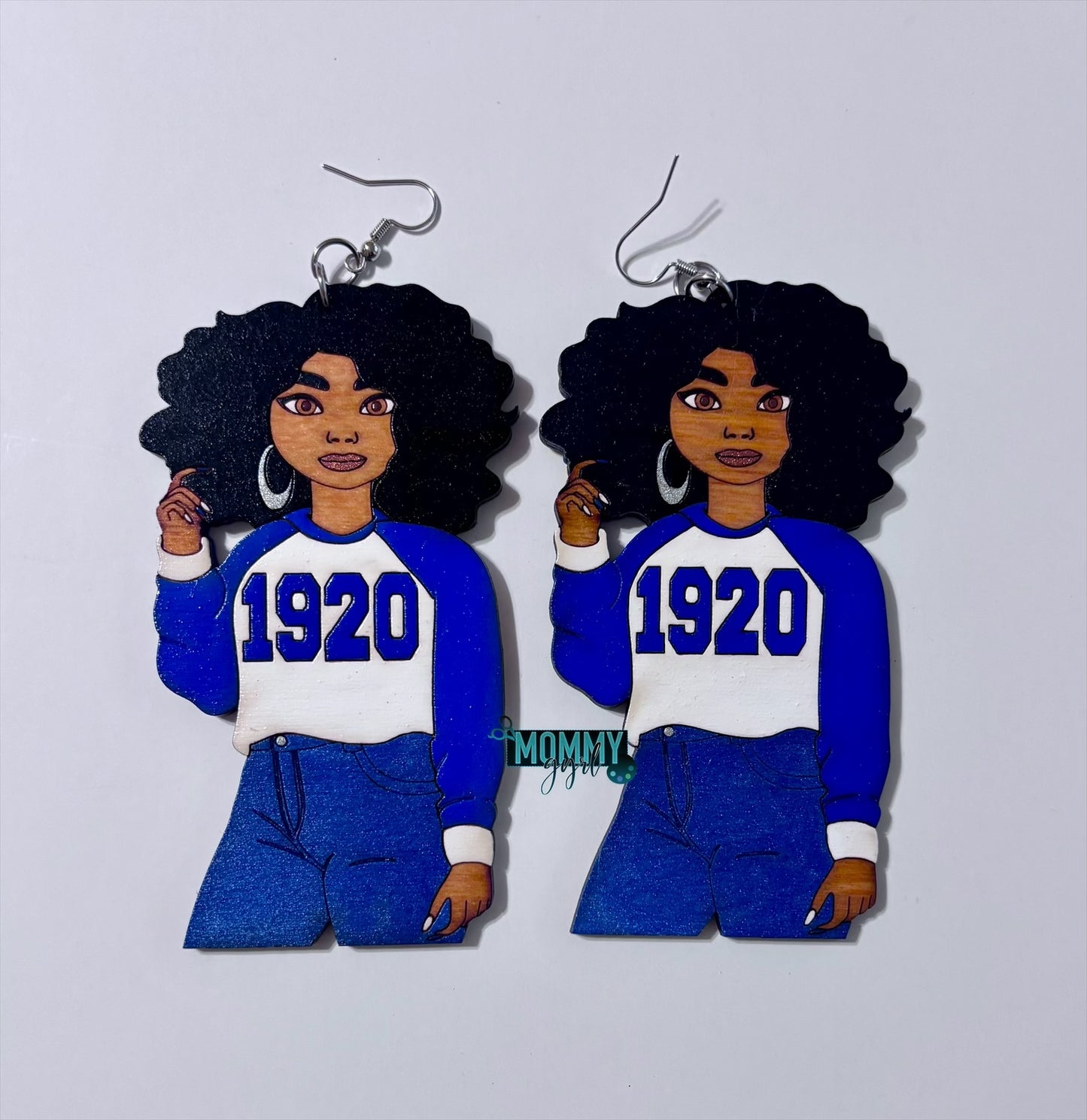 Jersey Shirt Diva Earrings