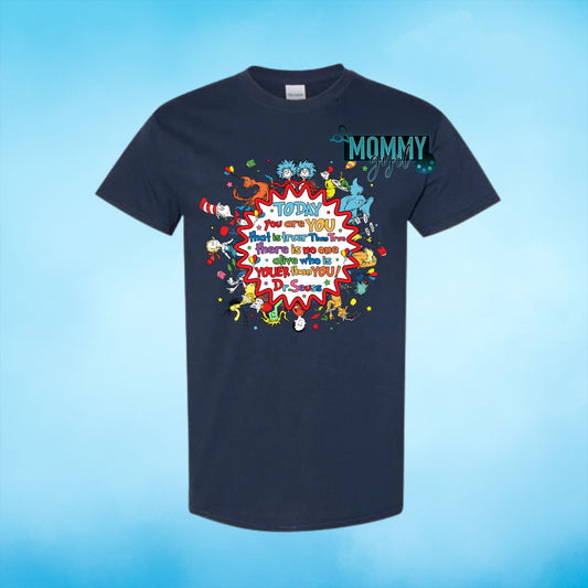 Read Across America You Are You Adult Shirt