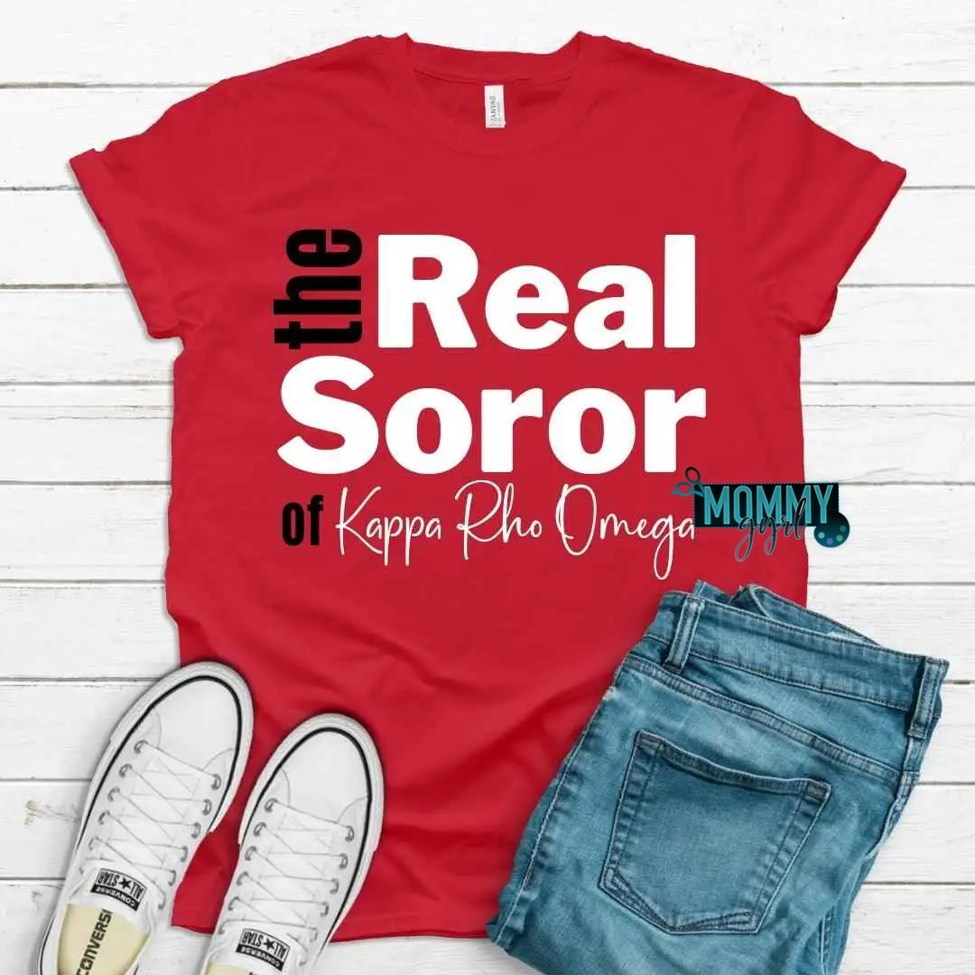 The Real Sister of Red and White Shirt