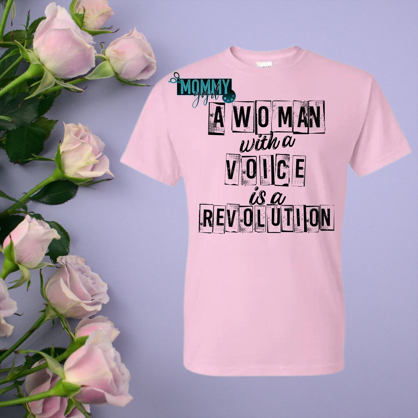 A Woman With A Voice Shirt