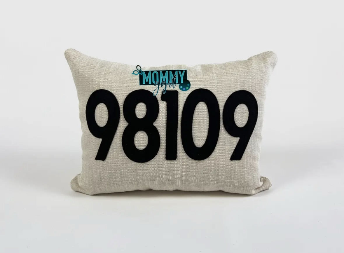 Zip Code Pillow Set