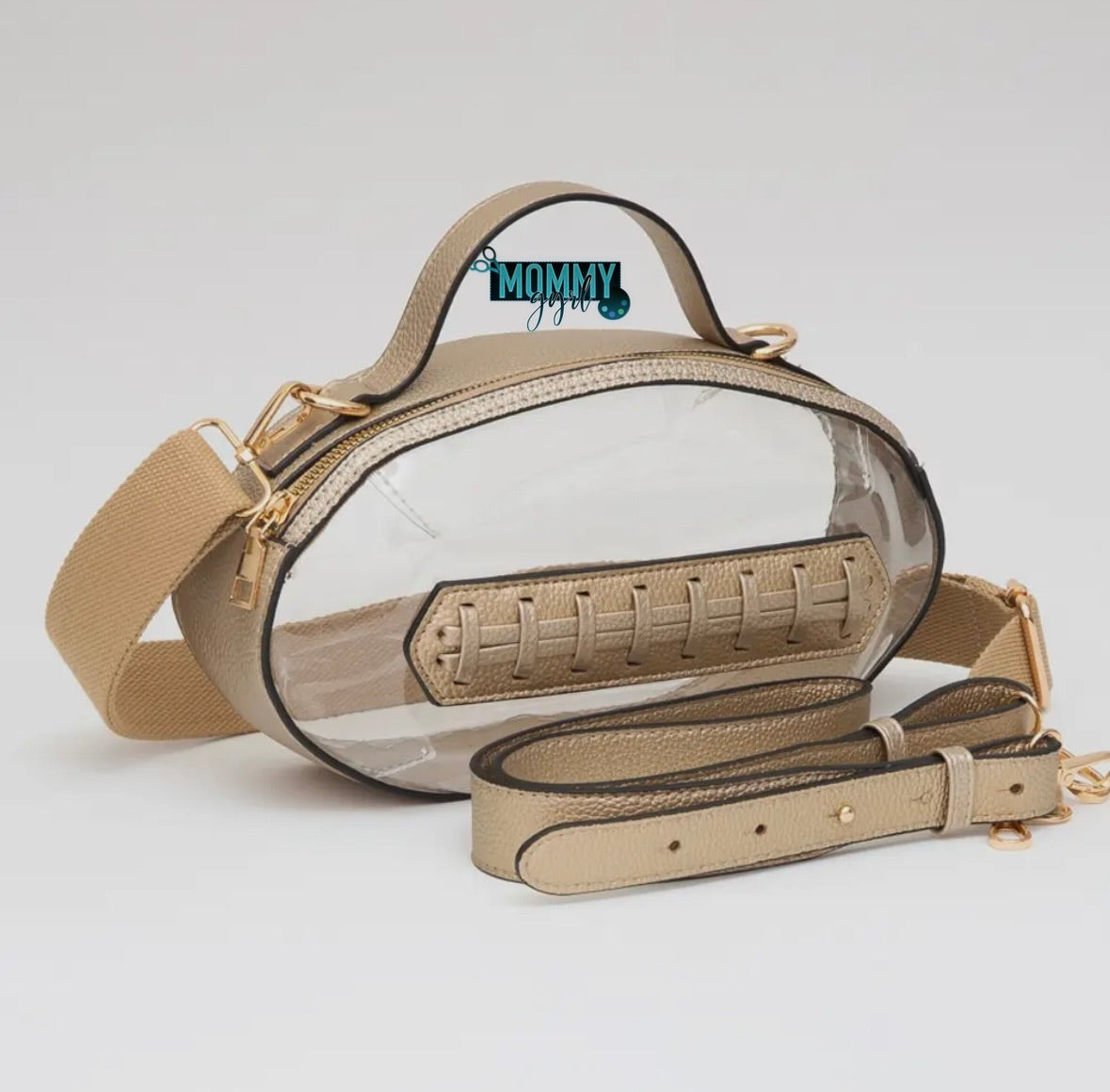 Clear Football Purse