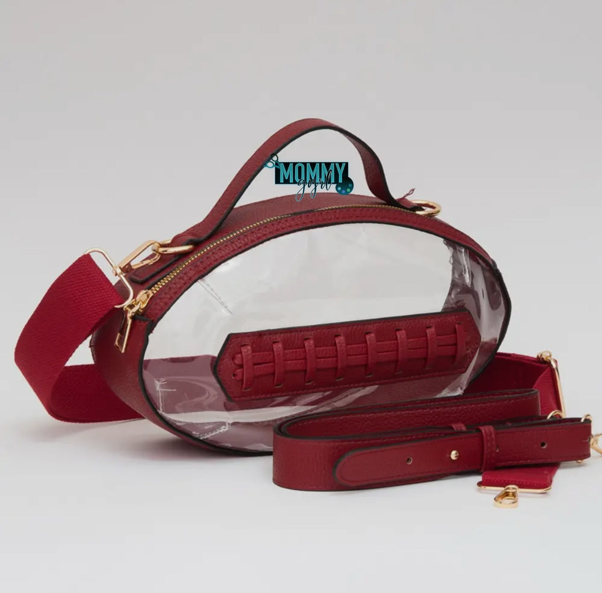 Clear Football Purse