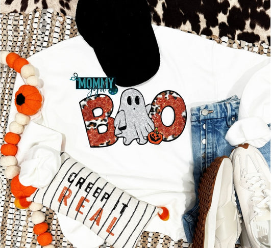 Boo Ghost Sequin Shirt
