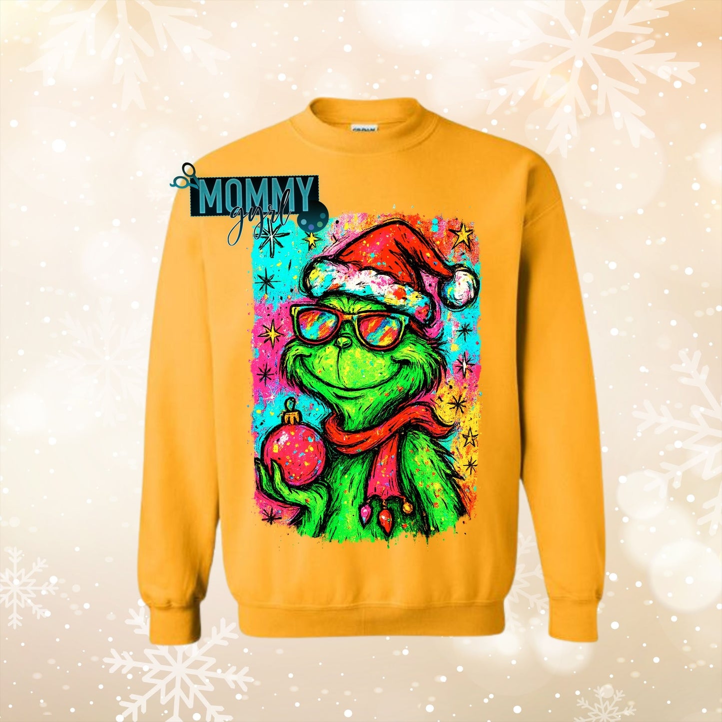 Green Monster Watercolor Sweatshirt