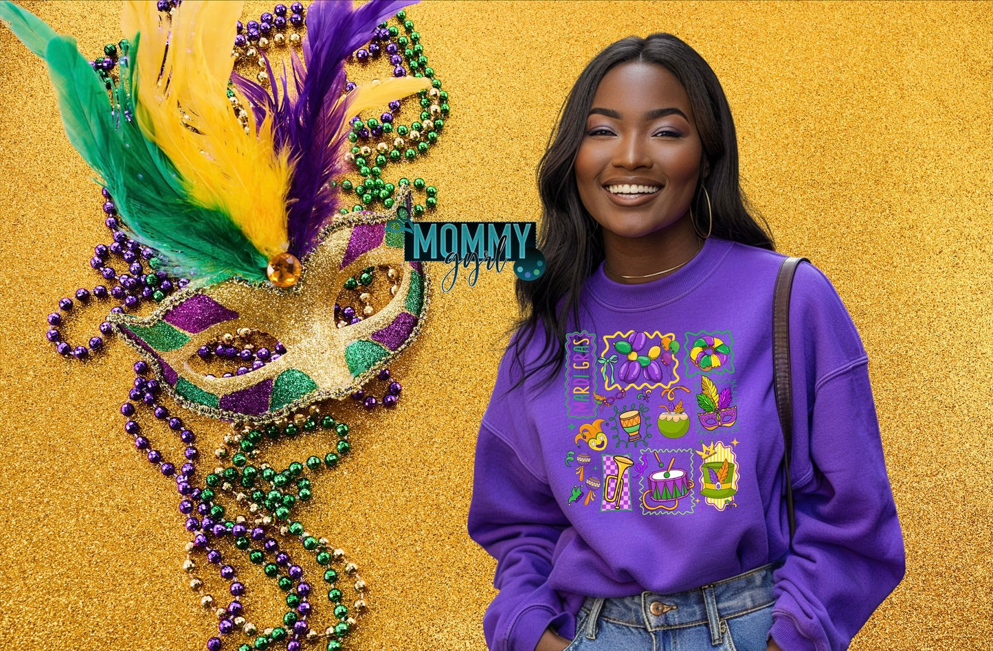 Mardi Gras Delights Sweatshirt