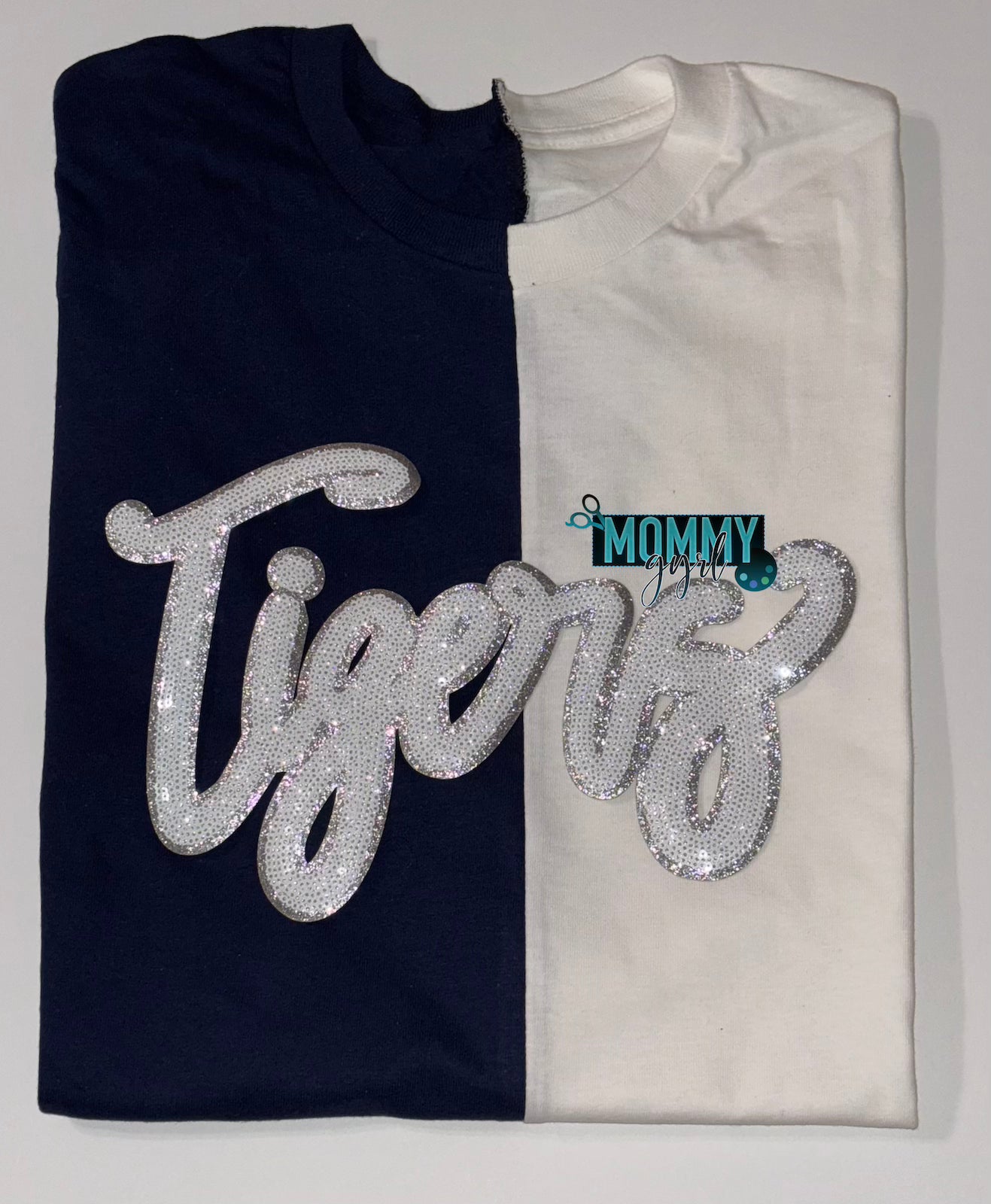Tigers Sequined Split Shirt