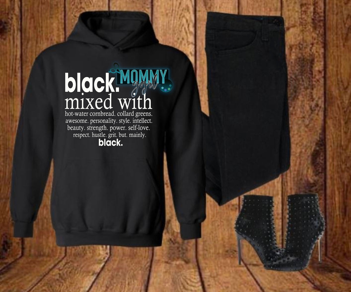Black Mixed With Black Shirt
